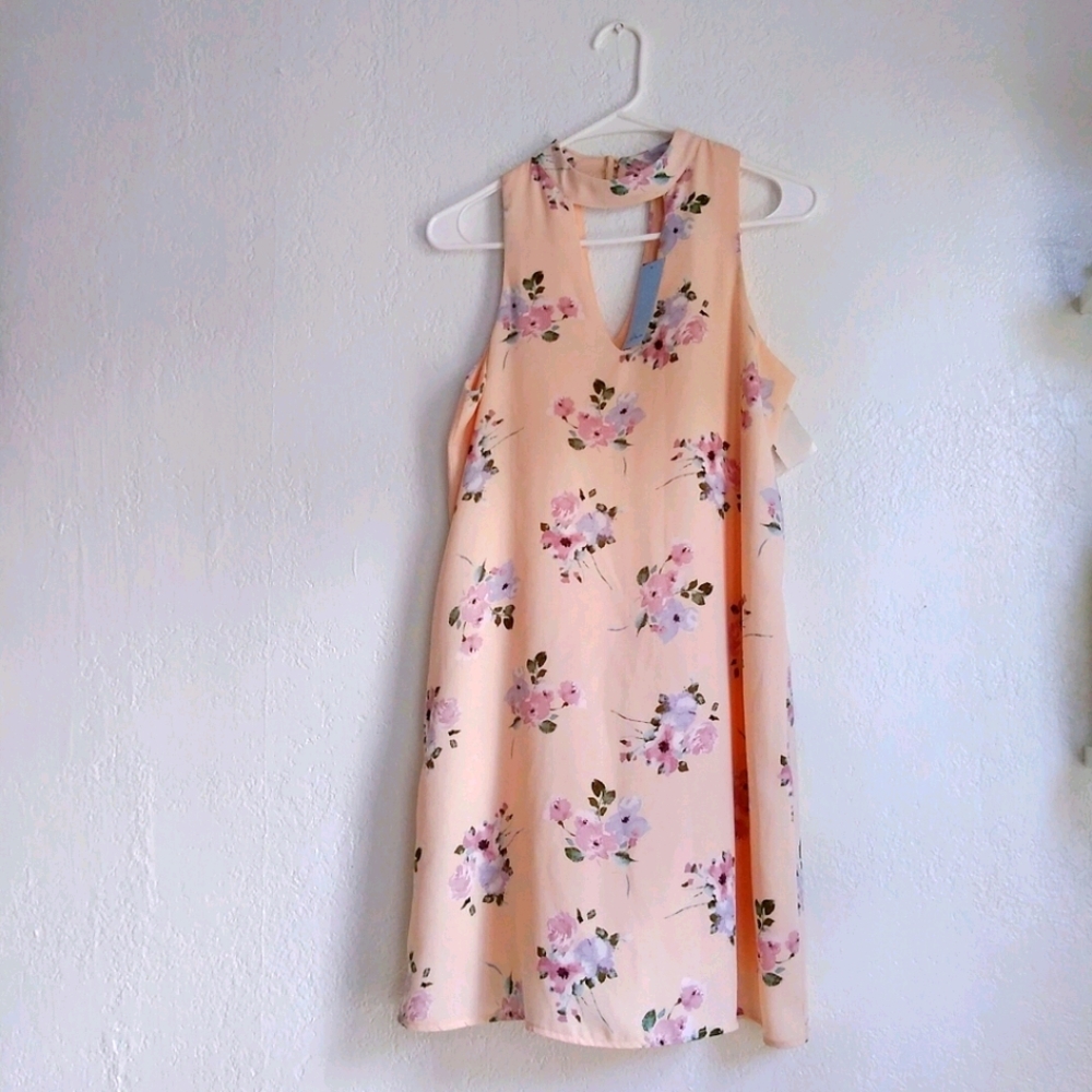 SOPRANO Preppy chick blush DRESS SZ Small NWT